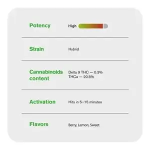 Blue Dream THCa Flower 3.5g – Balanced Blueberry x Haze Hybrid