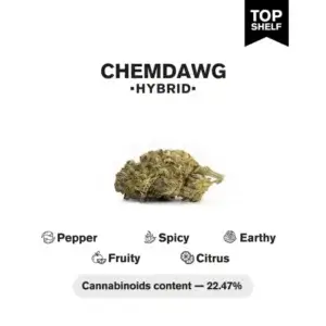 Chemdawg THCa Flower 3.5g – Classic Hybrid