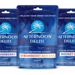 Afternoon Delite 200mg Gummies Strawberry Banana 2 1 product image