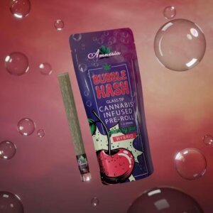Amnesia 1 3g Bubble Hash Infused Preroll Cherry Pie product image