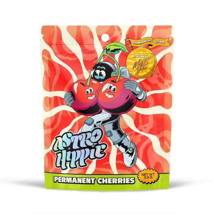 Astro Hippie X Matty B Stackers 3 5g Prepacked Permanent Cherries - Cali Exotics Bud Shop | California Cannabis Dispensary Astro Hippie X Matty B Stackers 3 5g Prepacked Permanent Cherries product image