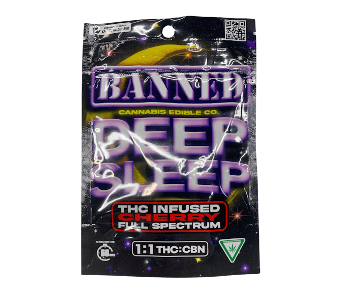 Banned 200mg 1 1 Deep Sleep Gummies Cherry Banned 200mg 1 1 Deep Sleep Gummies Cherry product image