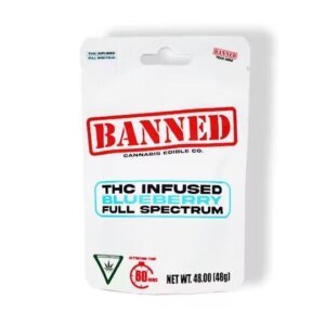 Banned 200mg Gummies Blueberry product image