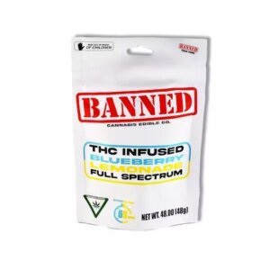Banned 200mg Gummies Blueberry Lemonade product image