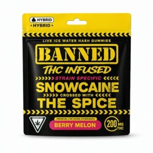 Banned 200mg Hash Rosin Gummies Berry Melon product image