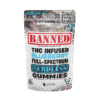 Banned 200mg Nerdless Gummies Blueberry product image