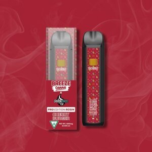 Breeze Pro X Skunkhouse 1g Rosin Disposable Cherry Burger product image