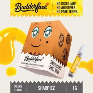 Budderface 1g Live Resin Cart Sharpiez product image