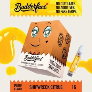 Budderface 1g Live Resin Cart Shipwreck Citrus product image