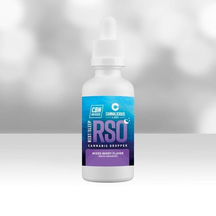 Cannalicious 200mg RSO Dropper Rest - Cali Exotics Bud Shop | California Cannabis Dispensary Cannalicious 200mg RSO Dropper Rest product image