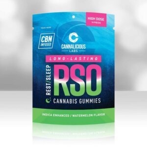 Cannalicious 200mg RSO Rest Gummies Watermelon product image