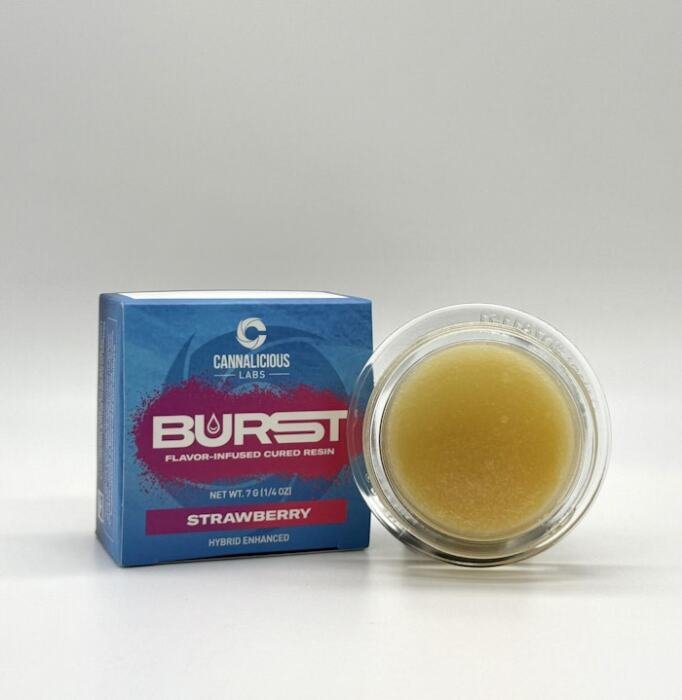 Cannalicious 2g Cured Resin Baller Jar Strawberry Burst Cannalicious 2g Cured Resin Baller Jar Strawberry Burst product image
