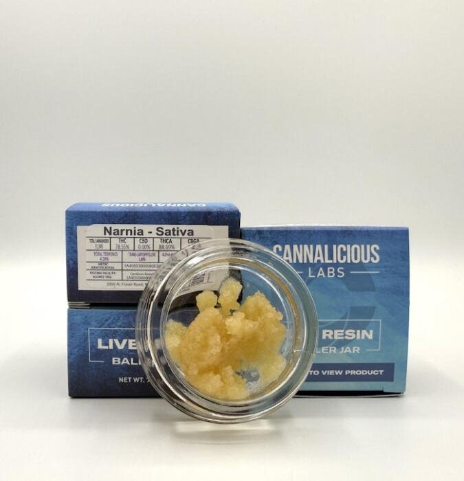 Cannalicious 7g Live Resin Baller Jar Narnia Cannalicious 7g Live Resin Baller Jar Narnia product image