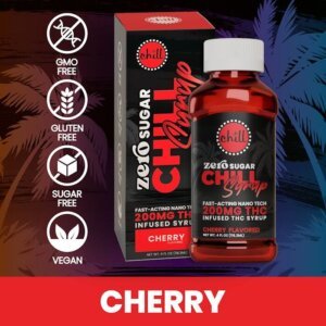 Chill Medicated 200mg Sugar Free Syrup Cherry product image
