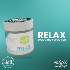 Chill Medicated 500mg THC 500mg CBD Relax Body Rub product image