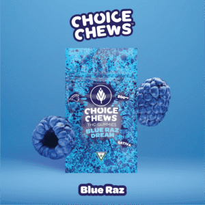 Choice Chews 200mg Gummies Blue Raz Dream Sativa product image
