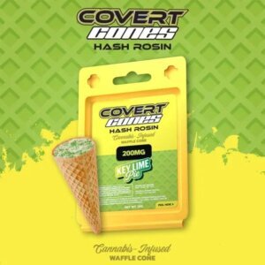 Covert Cups 200mg Hash Rosin Cones Key Lime Pie product image
