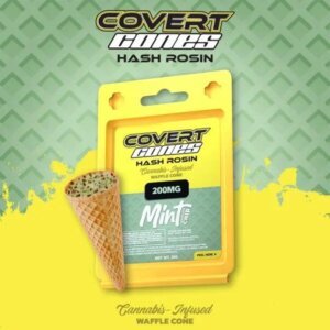 Covert Cups 200mg Hash Rosin Cones Mint Chocolate Chip product image