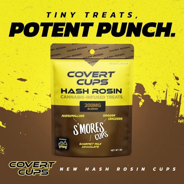 Covert Cups 200mg Hash Rosin Cups S Mores Covert Cups 200mg Hash Rosin Cups S Mores product image