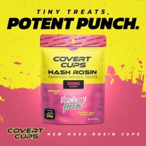 Covert Cups 200mg Hash Rosin Cups Strawberry Fields product image