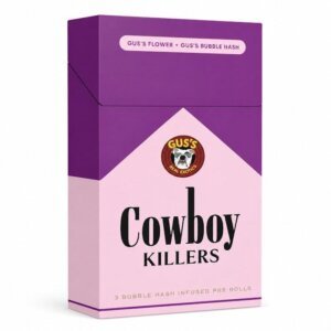 Cowboy Killers 3 Pack 1g Bubble Hash Infused Prerolls Stoned Island (3-pack) product image