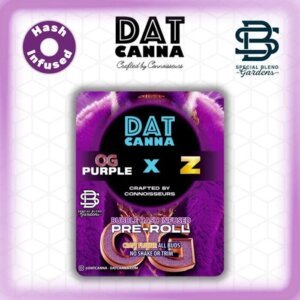 Dat Canna 1 2g Bubble Hash Infused Preroll OG Purple X Z product image