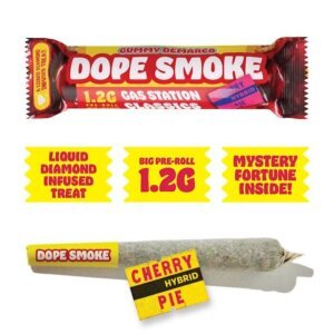 Dope Smokes 1 2g Liquid Diamond Infused Preroll Cherry Pie product image