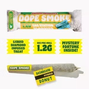Dope Smokes 1 2g Liquid Diamond Infused Preroll Dashboard Donut product image