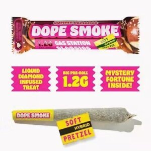 Dope Smokes 1 2g Liquid Diamond Infused Preroll Soft Pretzel product image