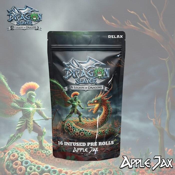 Dragon Slayer 16 Pack 8g Infused Prerolls Apple Jax 16-pack Dragon Slayer 16 Pack 8g Infused Prerolls Apple Jax (16-pack) product image