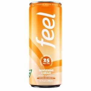 Feel Energy 25mg Sparkling Drink Tangerine Cream product image