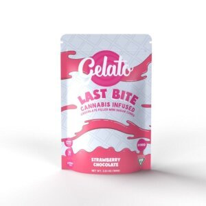 Gelato Last Bite Cannabis Infused Sugar Cones 200mg Strawberry White Chocolate product image