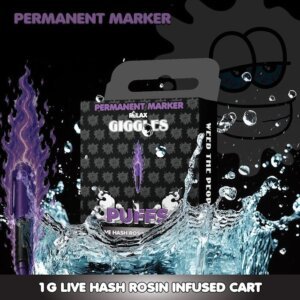 Giggles 1g Live Rosin Cart Permanent Marker product image