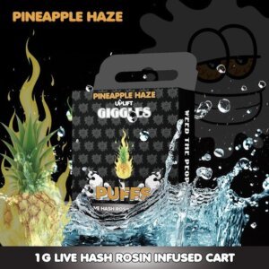 Giggles 1g Live Rosin Cart Pineapple Haze product image