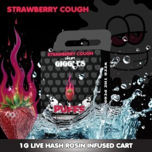 Giggles 1g Live Rosin Cart Strawberry Cough product image
