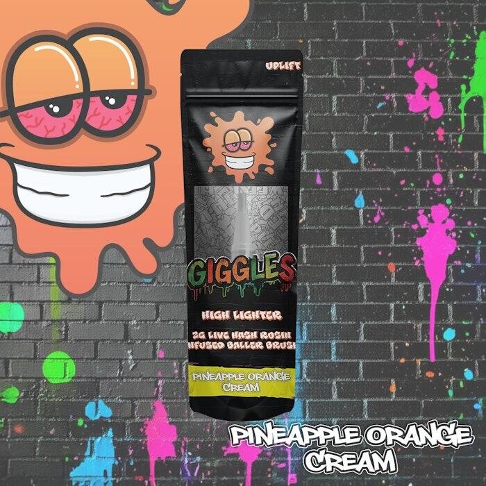 Giggles 2g Live Rosin Baller Brush Pineapple Orange Cream Giggles 2g Live Rosin Baller Brush Pineapple Orange Cream product image