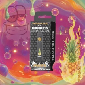 Giggles 2g Live Rosin Disposable Pineapple Haze product image