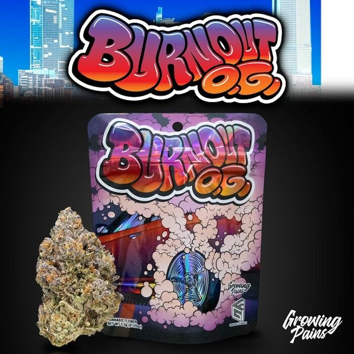 Growing Pains 3 5g Prepack Burnout OG Growing Pains 3 5g Prepack Burnout OG product image