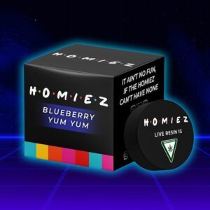 Homiez 1g Live Resin Blueberry Yum Yum product image