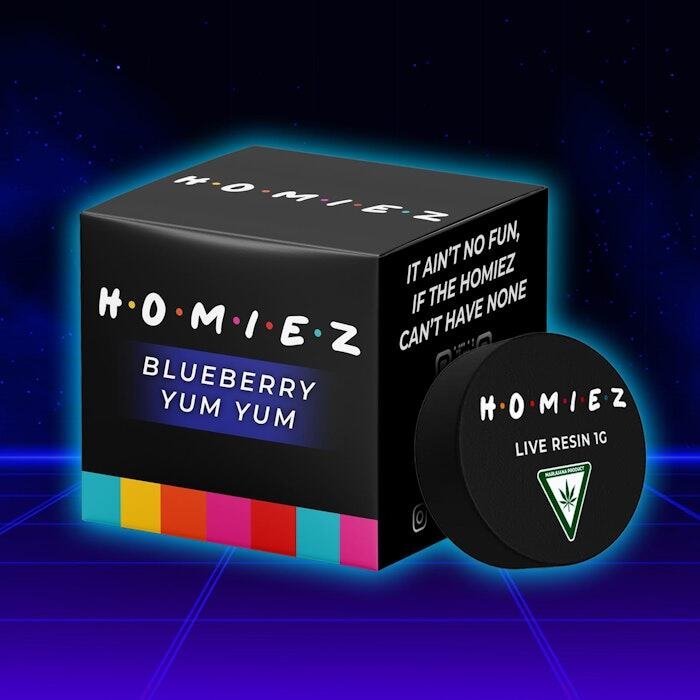 Homiez 1g Live Resin Blueberry Yum Yum Homiez 1g Live Resin Blueberry Yum Yum product image
