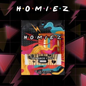 Homiez 28 Pack 1g Prerolls Divorce Cake (28-pack) product image