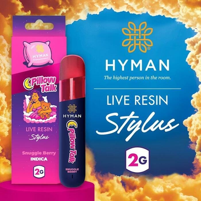 Hyman 2g Live Resin Stylus Disposable Pillow Talk Hyman 2g Live Resin Stylus Disposable Pillow Talk product image