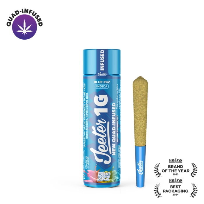 Jeeter 1g Quad Infused Preroll Blue Zkz Jeeter 1g Quad Infused Preroll Blue Zkz product image