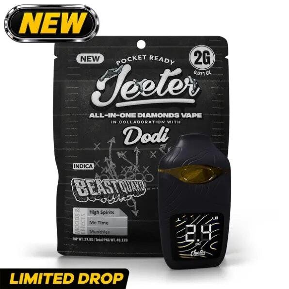 Jeeter X Dodi 2g Liquid Diamond Disposable Beast Quake Limited Edition Jeeter X Dodi 2g Liquid Diamond Disposable Beast Quake Limited Edition product image