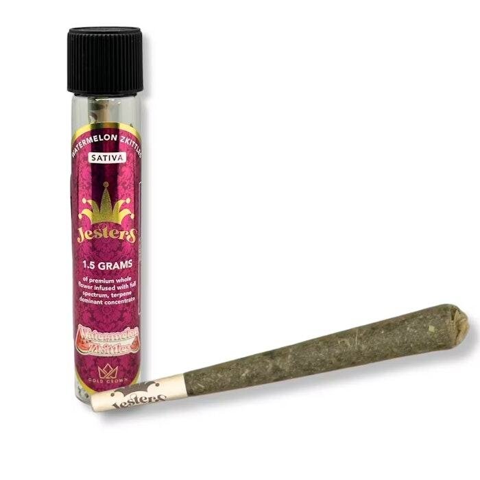 Jesters 1 5g Infused Preroll Watermelon Zkittles Jesters 1 5g Infused Preroll Watermelon Zkittles product image