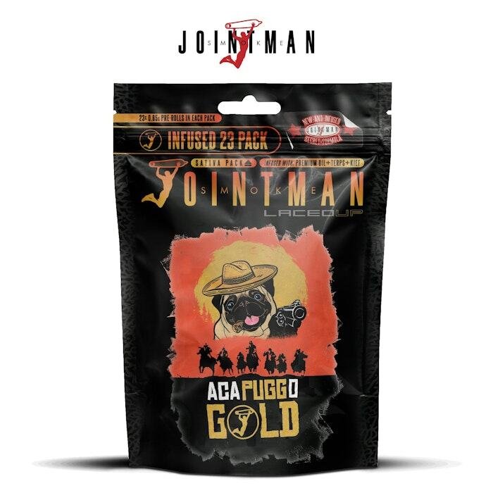 Jointman 23 Pack 65g Infused Prerolls Acapuggo Gold 23-pack Jointman 23 Pack 65g Infused Prerolls Acapuggo Gold (23-pack) product image