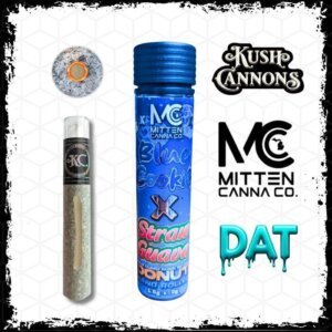 Kush Cannons 1 8g Rosin Infused Donut Blue Cookie X Strawberry Guava product image