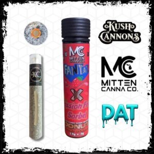 Kush Cannons 1 8g Rosin Infused Donut Strawberry Fantaz X Passion Fruit product image