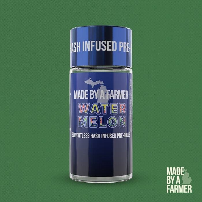 Made By A Farmer 3 Pack 5g Bubble Hash Infused Prerolls Watermelon 3-pack Made By A Farmer 3 Pack 5g Bubble Hash Infused Prerolls Watermelon (3-pack) product image