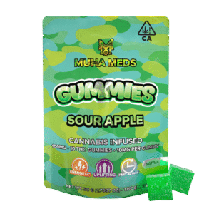 Mambas 200mg Gummies Sour Apple product image